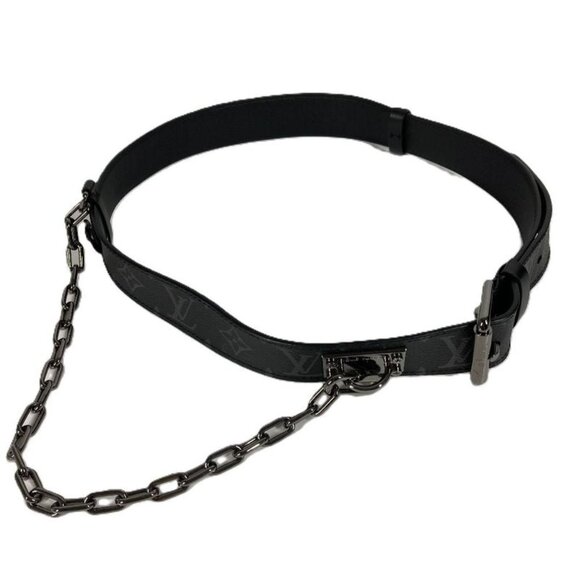 Louis Vuitton Belt Santure Signature Chain 35 mm M0179 V Monogram Eclipse main image 6